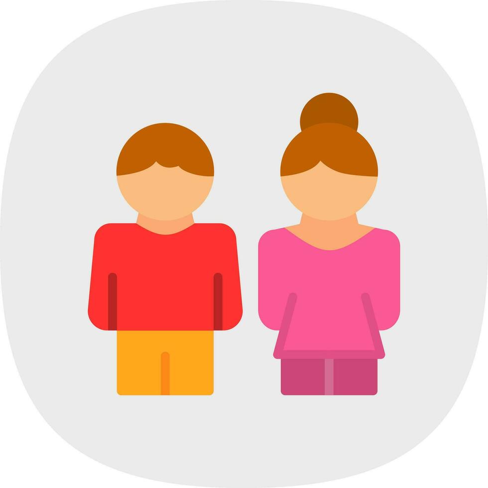 Children Vector Icon Design
