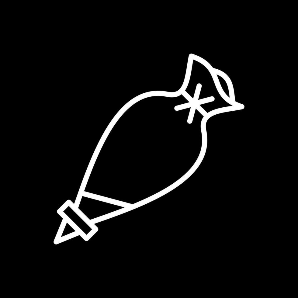 Pastry bag Vector Icon Design