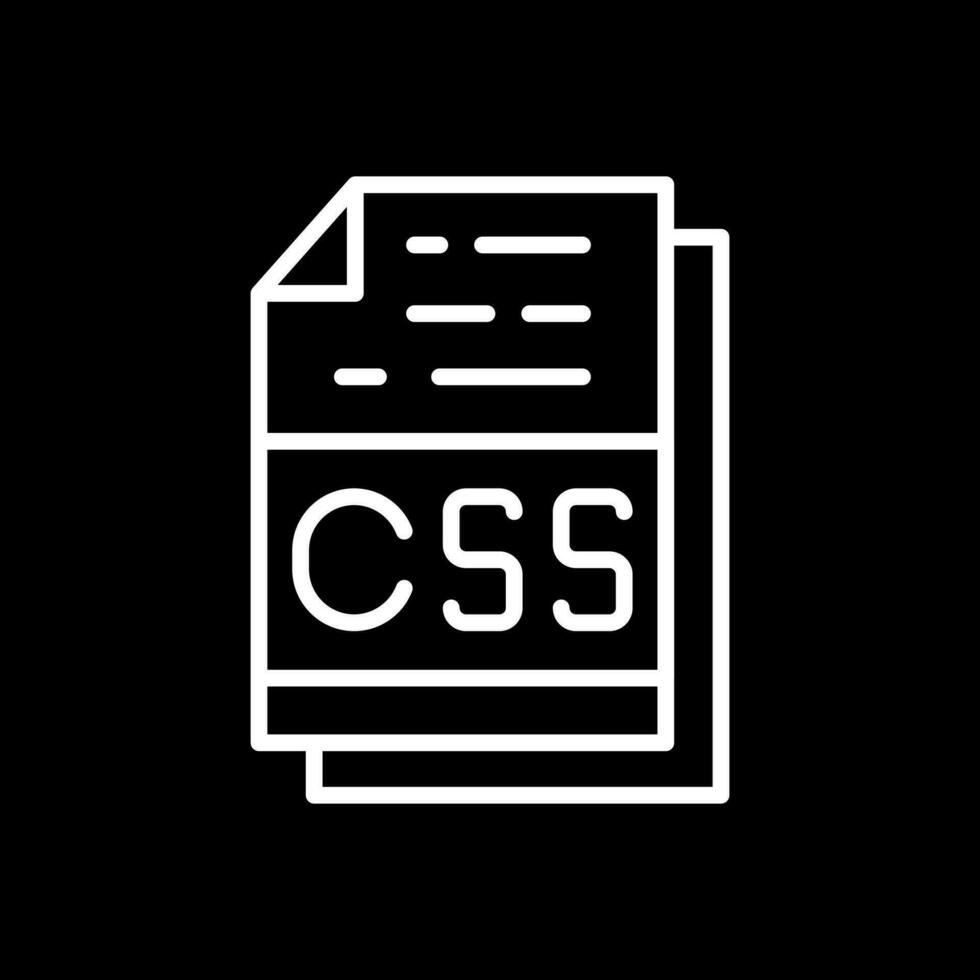 Css File Format Vector Icon Design