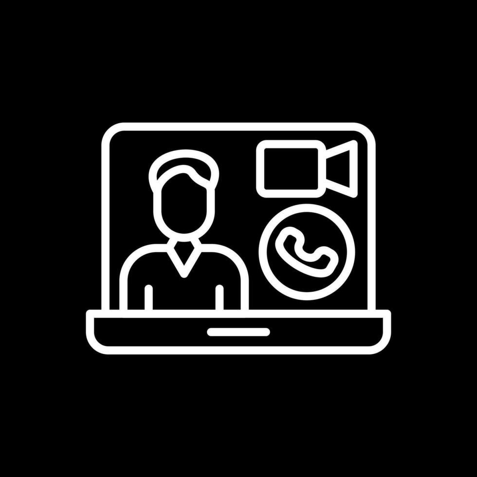 Video call Vector Icon Design