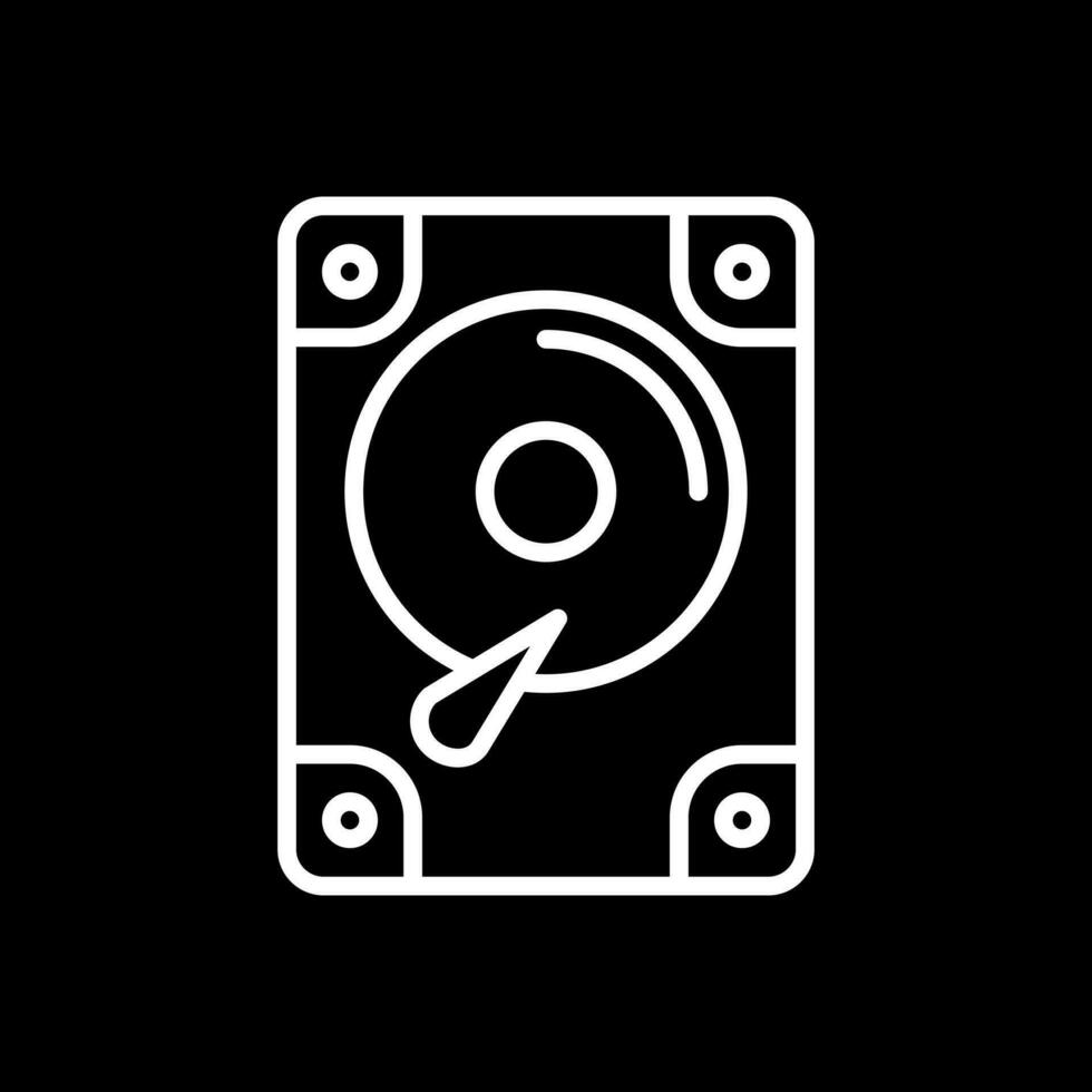 Hard disk drive Vector Icon Design