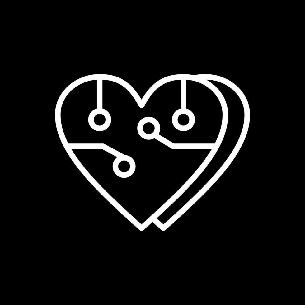 diseño de icono de vector de corazón