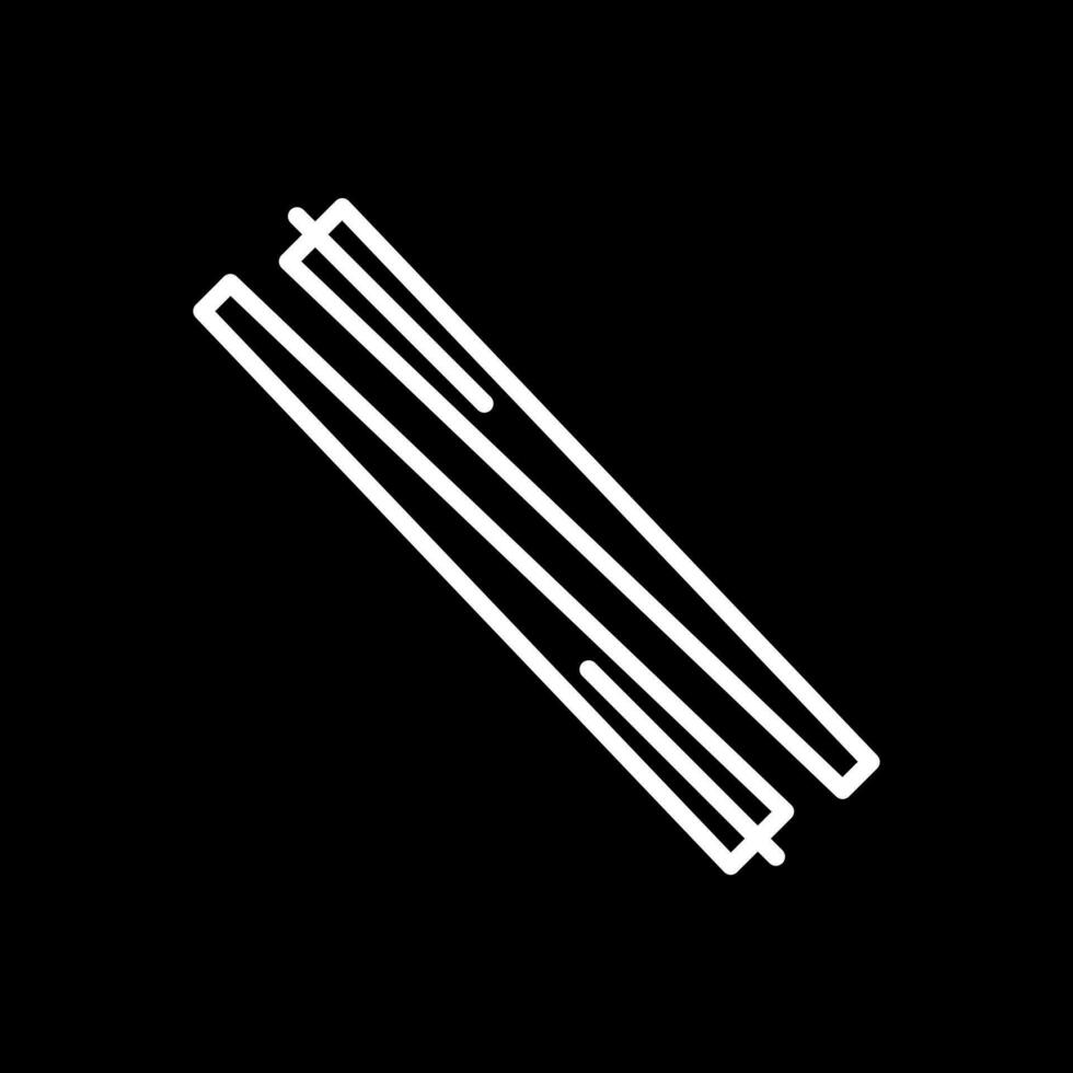 Chopsticks Vector Icon Design