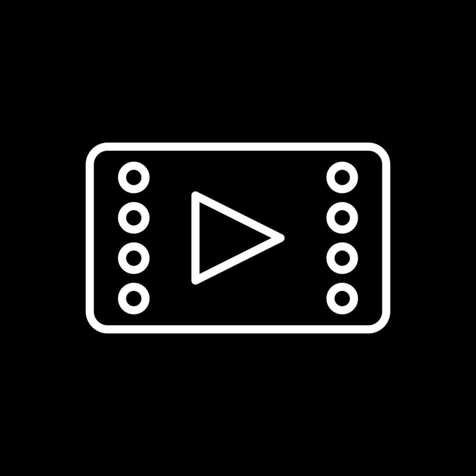 Video player Vector Icon Design