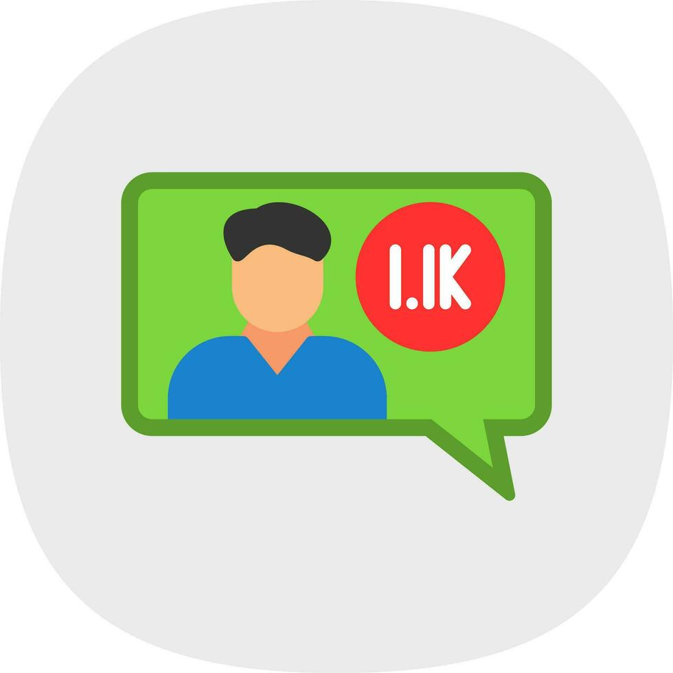 Follower Vector Icon Design