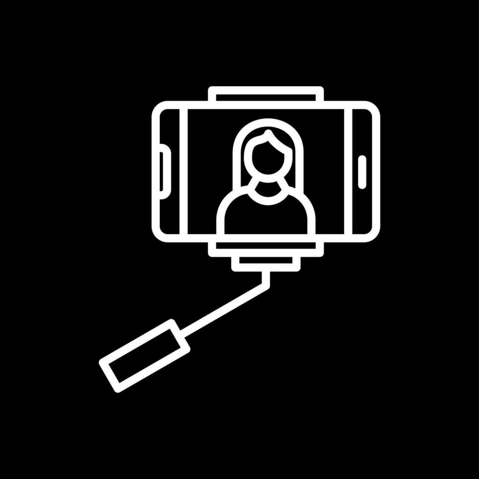 Selfie stick Vector Icon Design