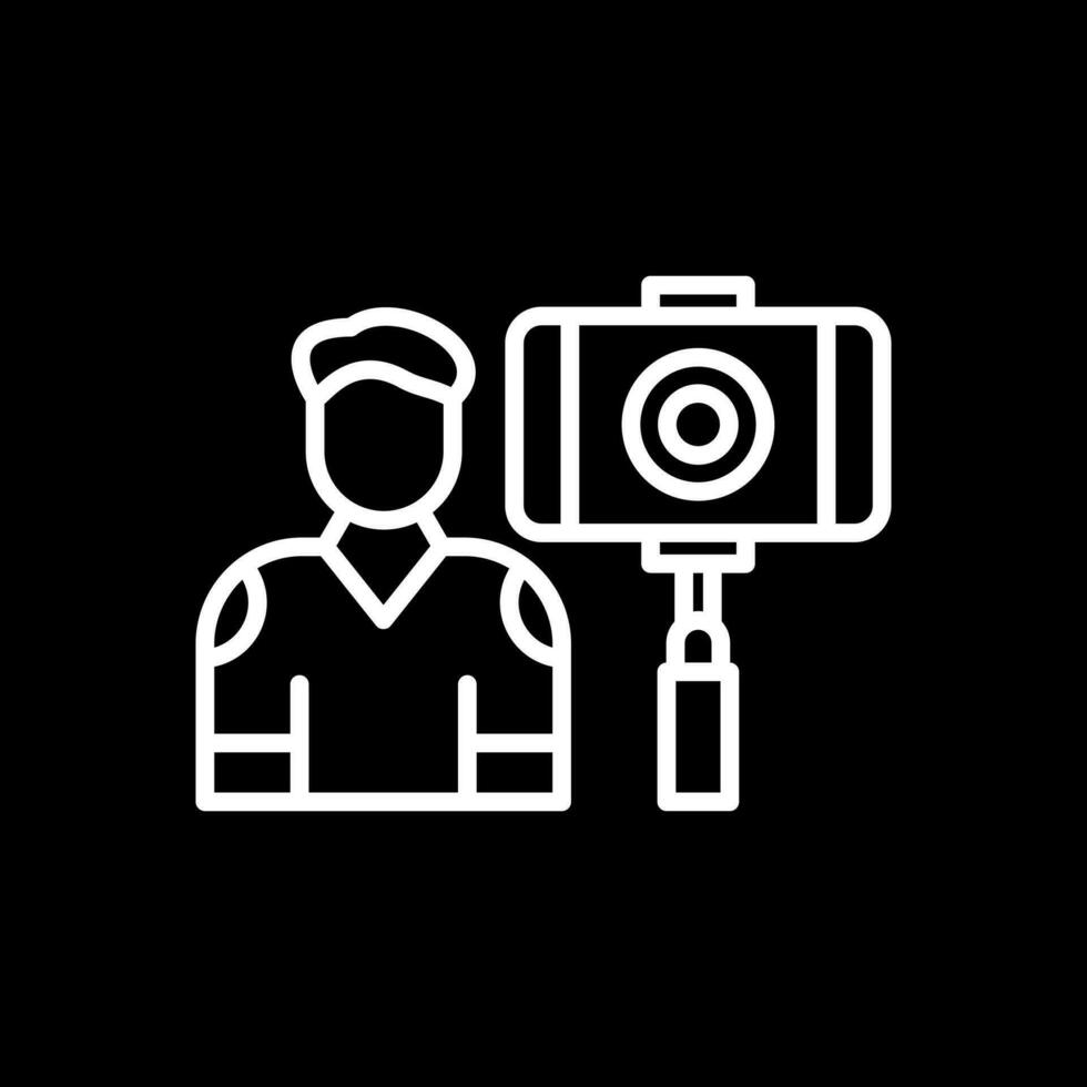 Vlogger Vector Icon Design