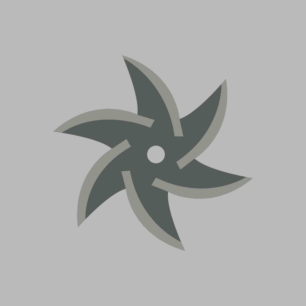 ninja shuriken 1 vector