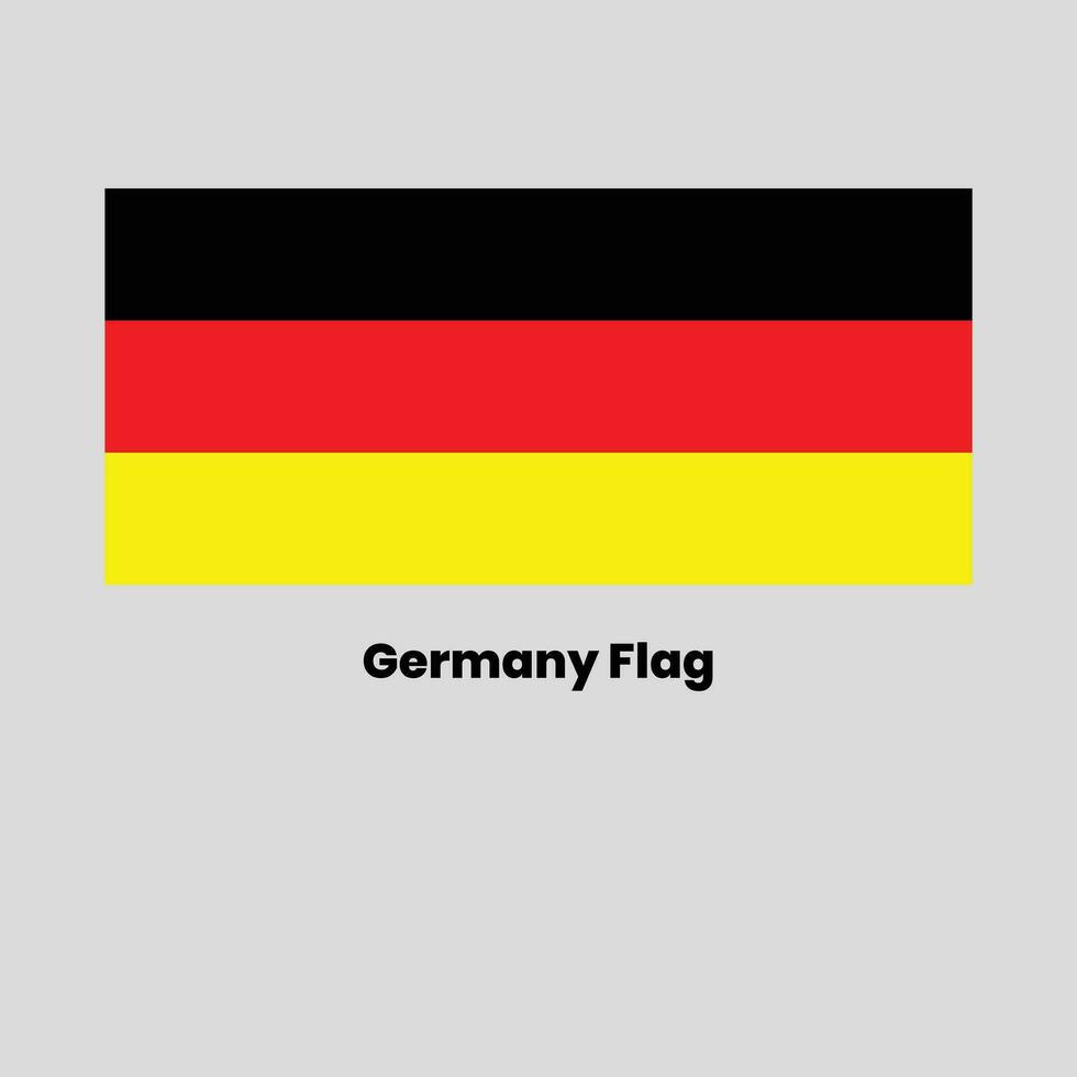 The Germany Flag vector