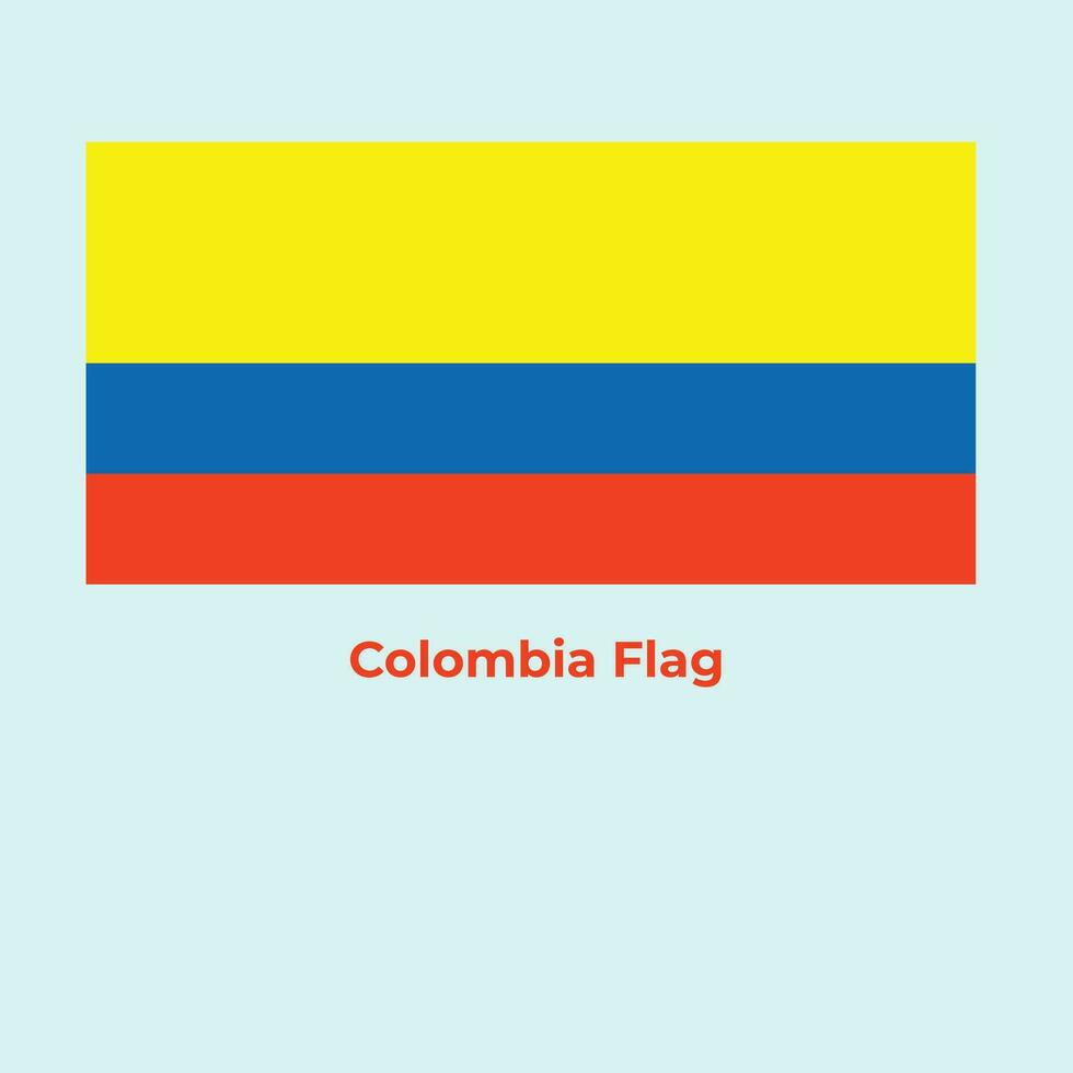 The Colombia Flag vector