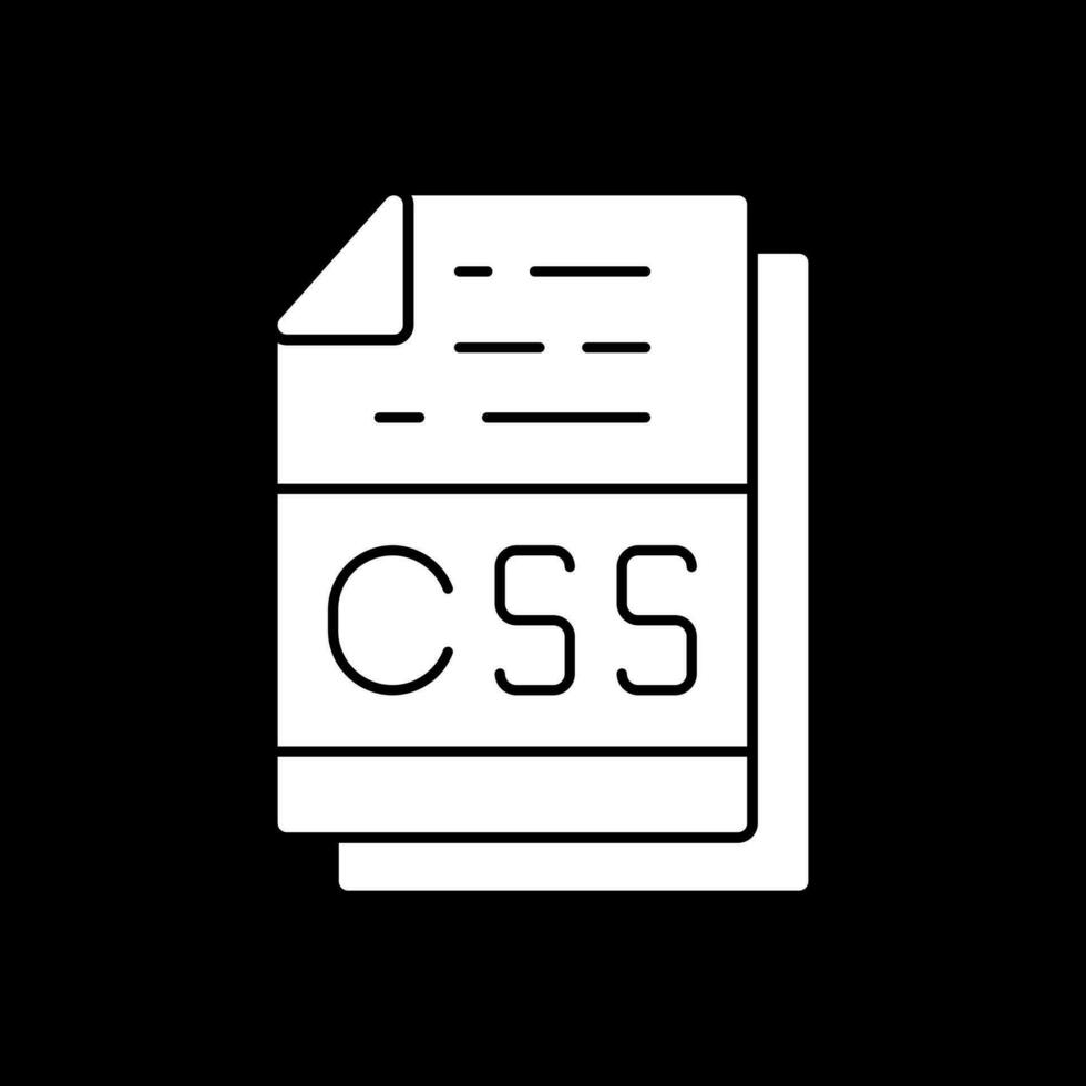 Css File Format Vector Icon Design