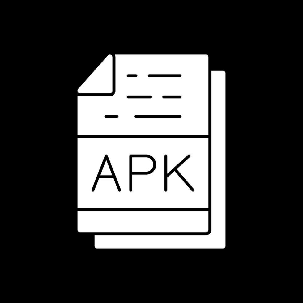 APK File Format Vector Icon Design