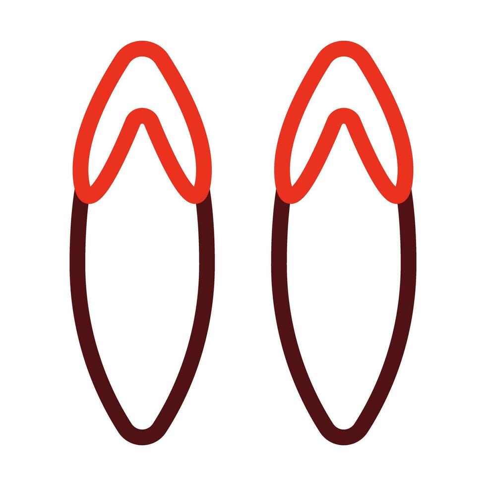 Wolfberry Vector Thick Line Two Color Icons For Personal And Commercial Use.