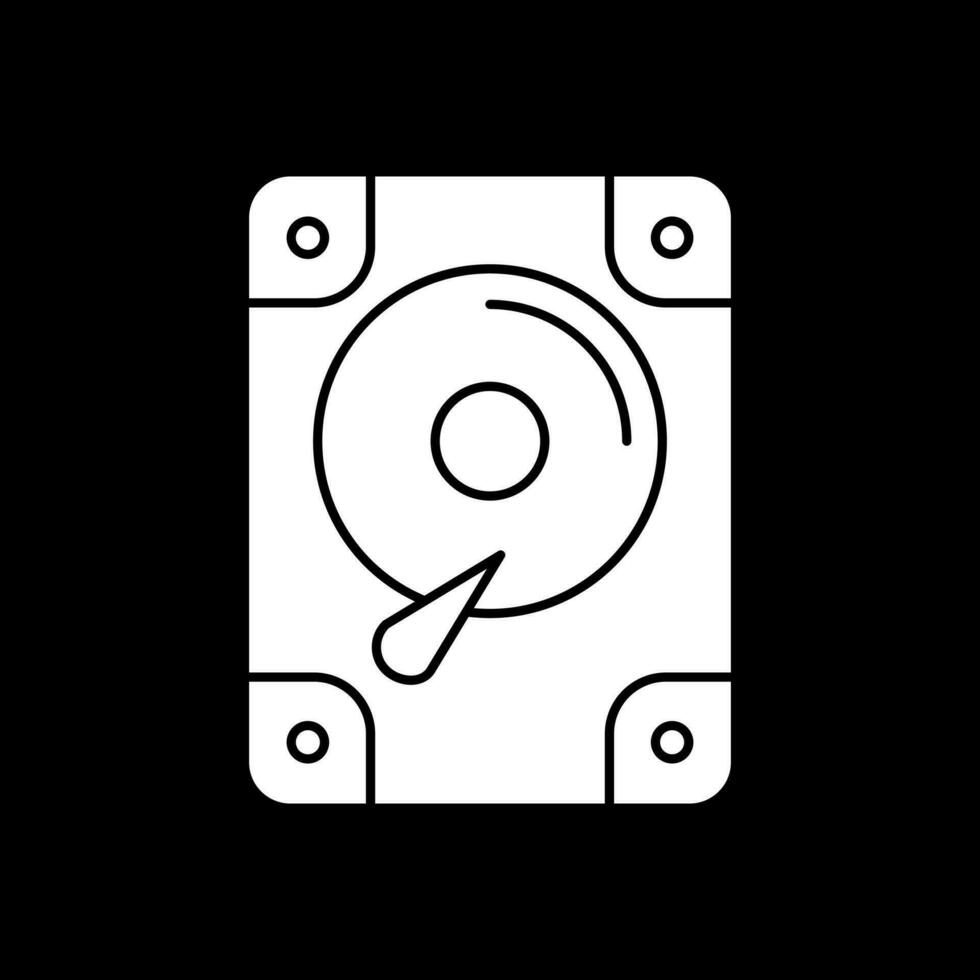 Hard disk drive Vector Icon Design