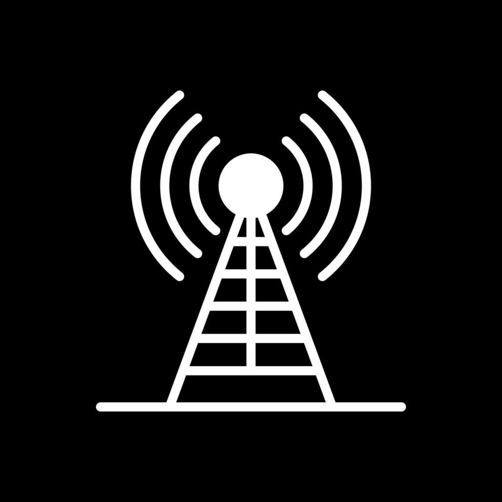 radio antena vector icono diseño