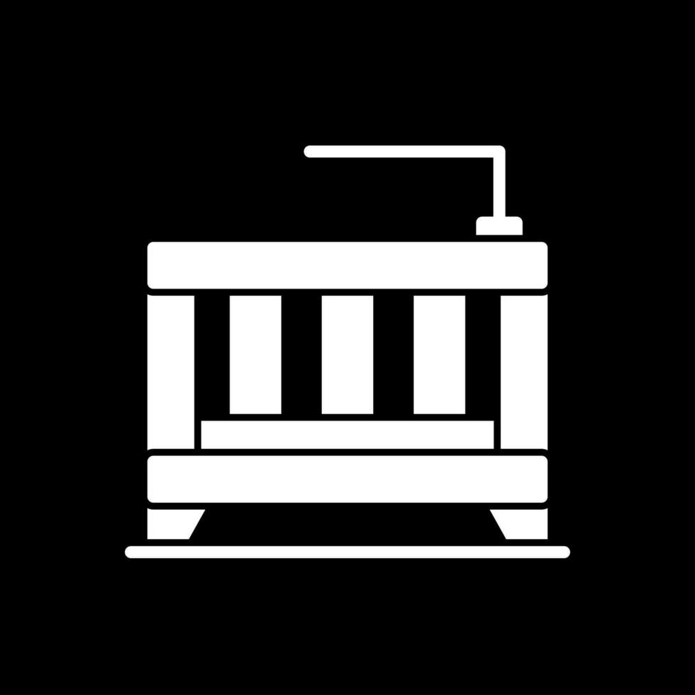 Crib Vector Icon Design