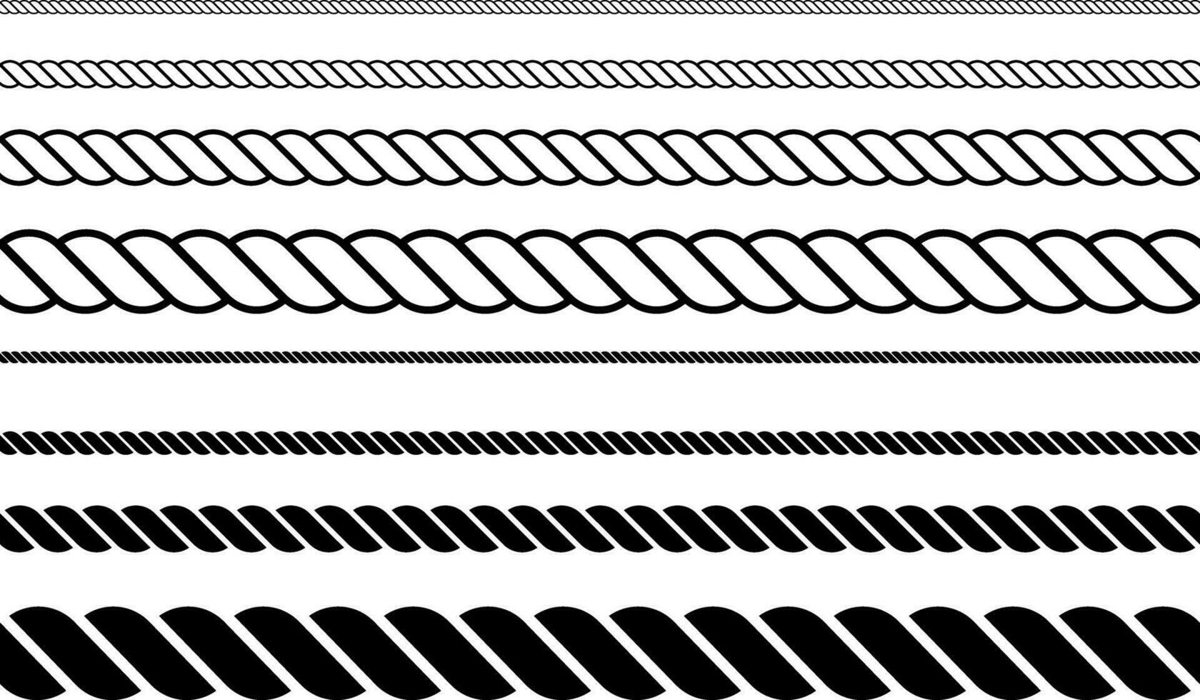 Derecho contorno silueta cuerda frontera modelo vector