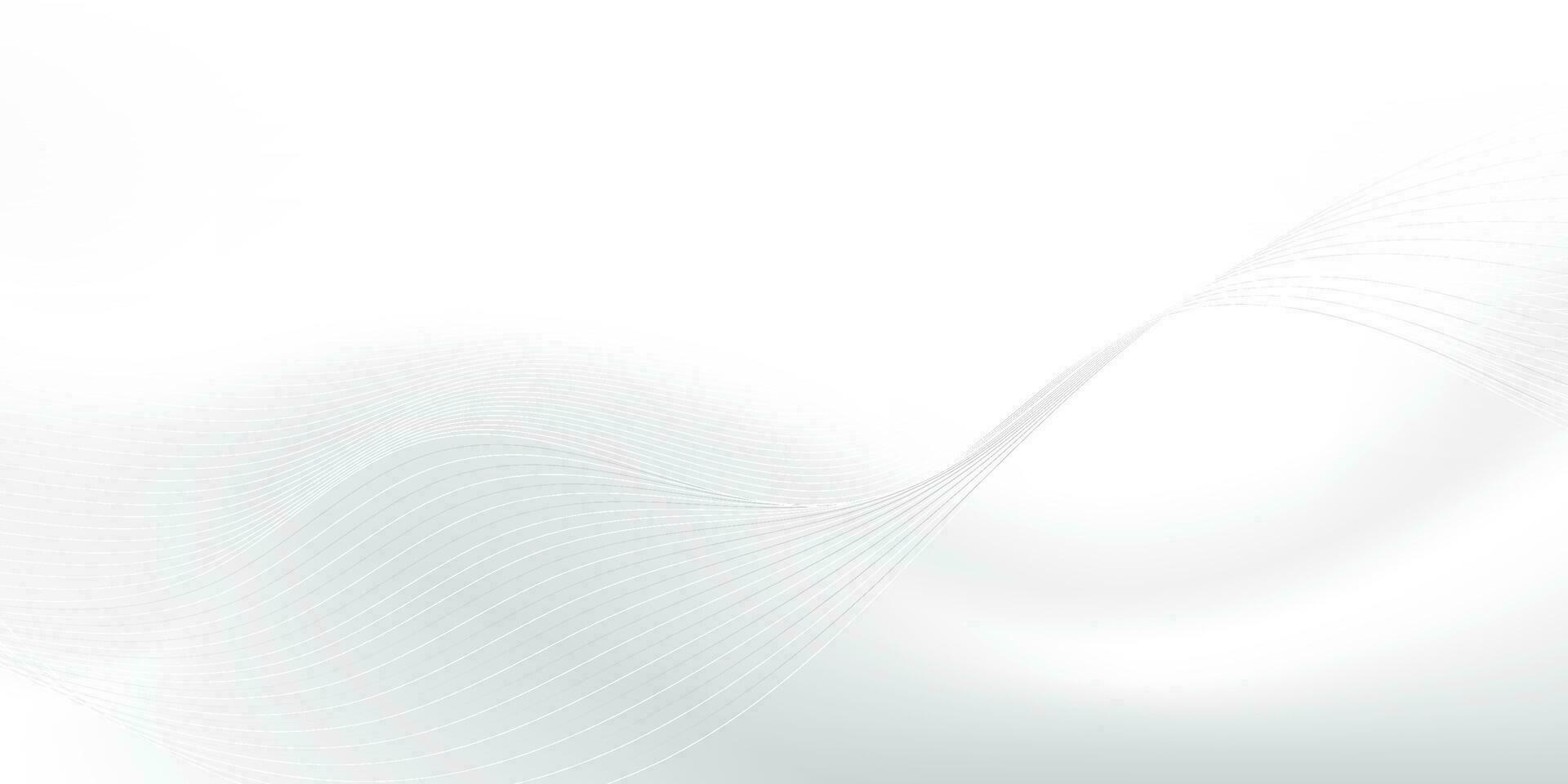 Abstract white and gray color background with geometric round shape. Vector illustration.