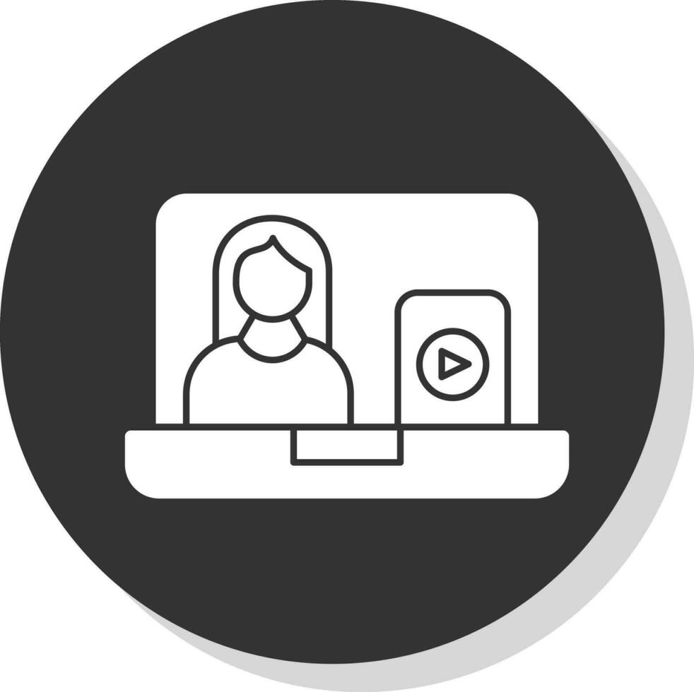 Vlogger Vector Icon Design