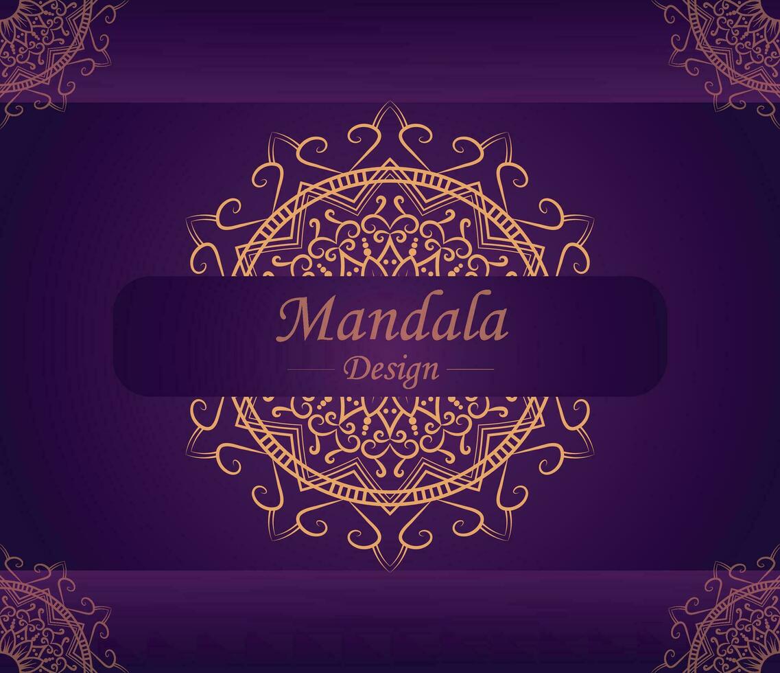 Gorgeous Mandala Design Template vector