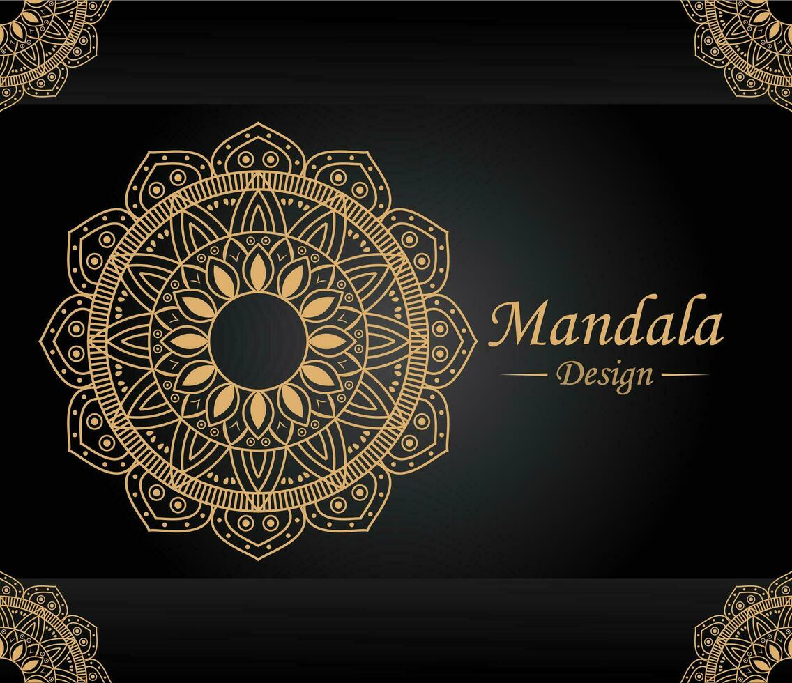 Gorgeous Mandala Design Template vector