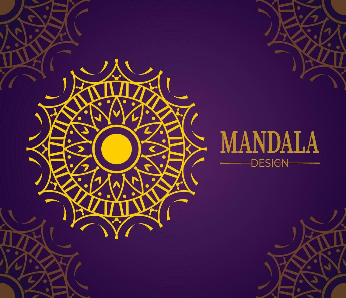 Gorgeous Mandala Design Template vector