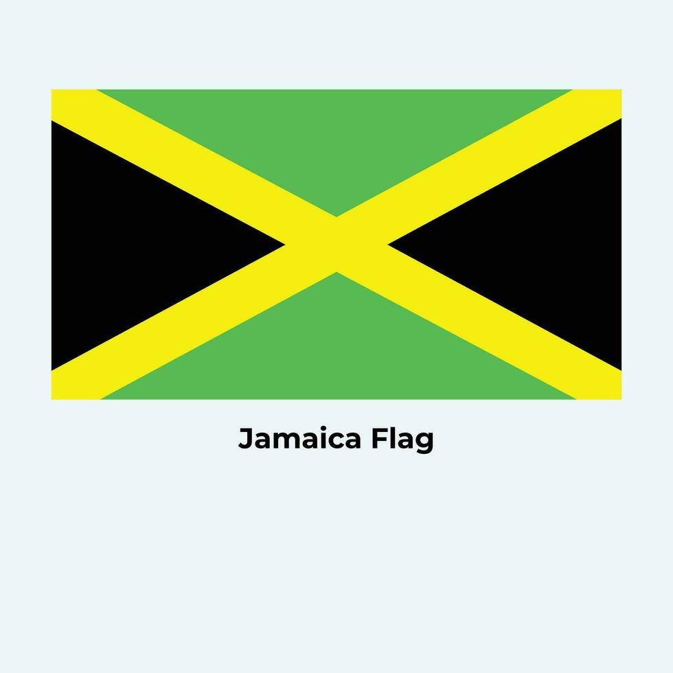 The Jamaica Flag vector
