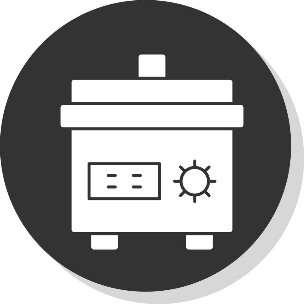 Slow cooker Vector Icon Design