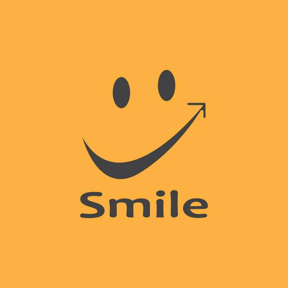 sonrisa icono emoticon símbolo modelo vector