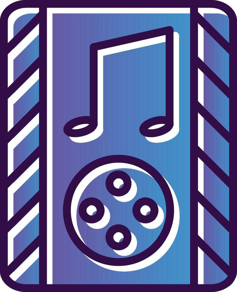 diseño de icono de vector de banda sonora