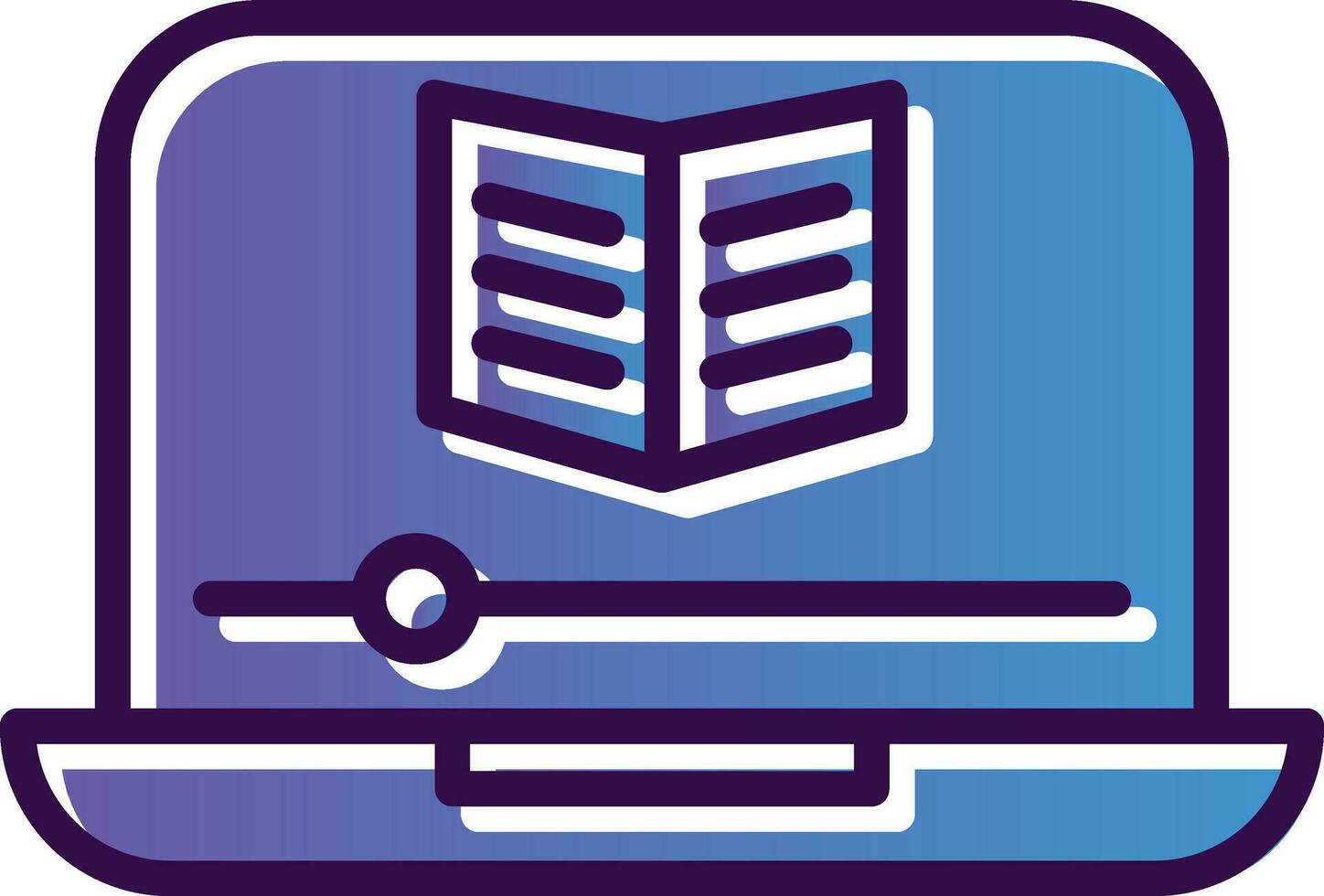 Educational video Vector Icon Design