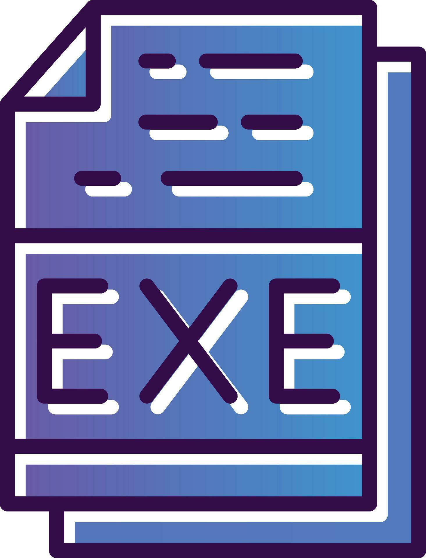 Exe File Format Vector Icon Design 29154943 Vector Art at Vecteezy