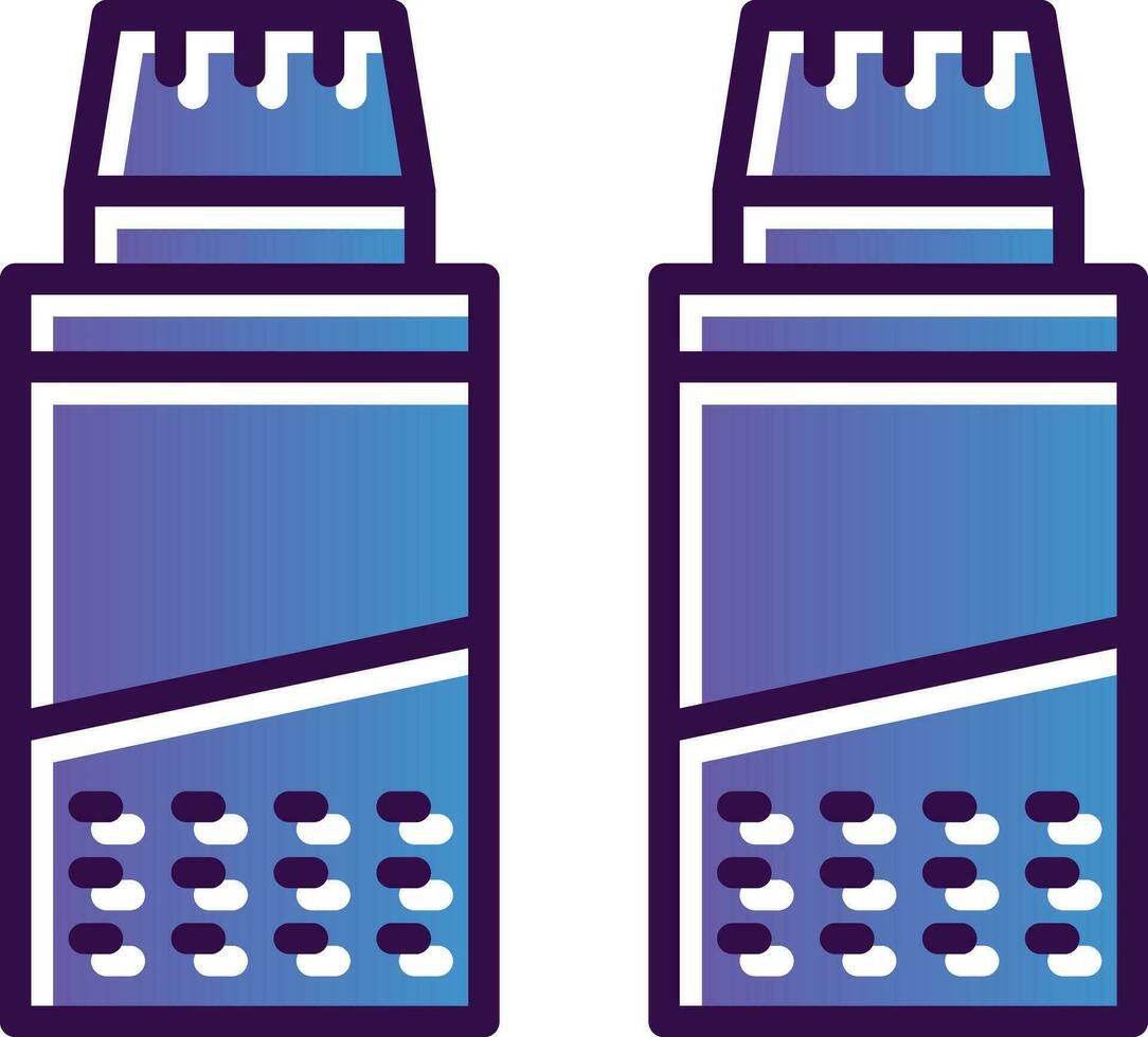 Salt and pepper Vector Icon Design