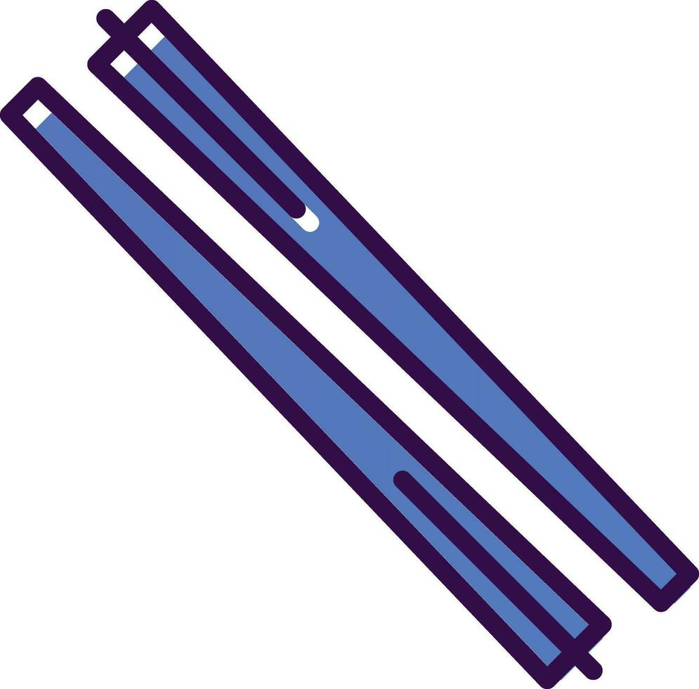 Chopsticks Vector Icon Design