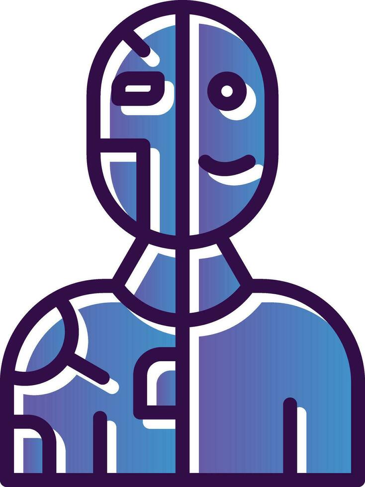 Humanoid Vector Icon Design
