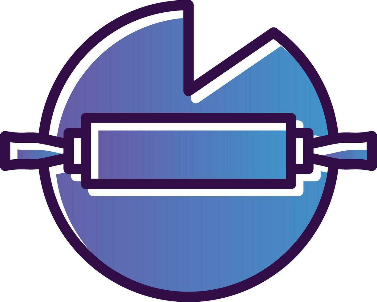 Rolling pin Vector Icon Design