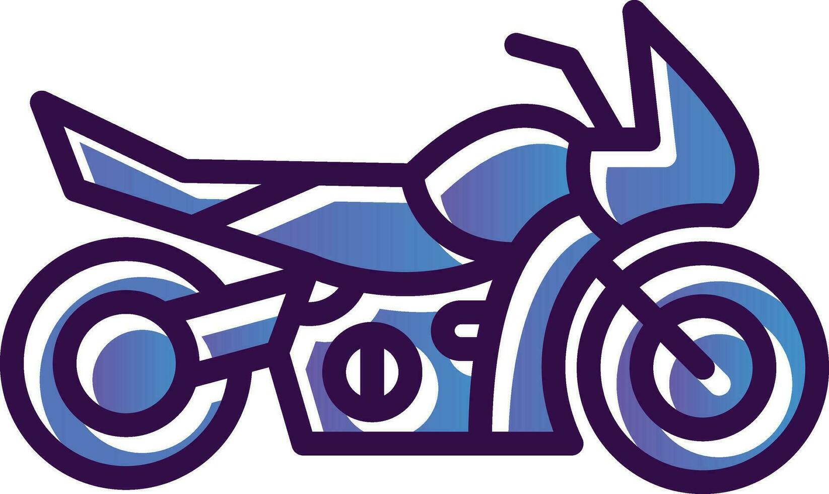 Motorbike Vector Icon Design