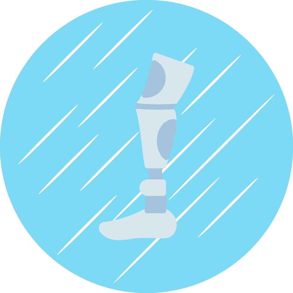 Robot leg Vector Icon Design