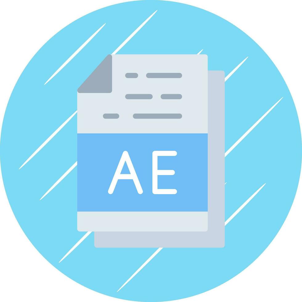 ae vector icono diseño