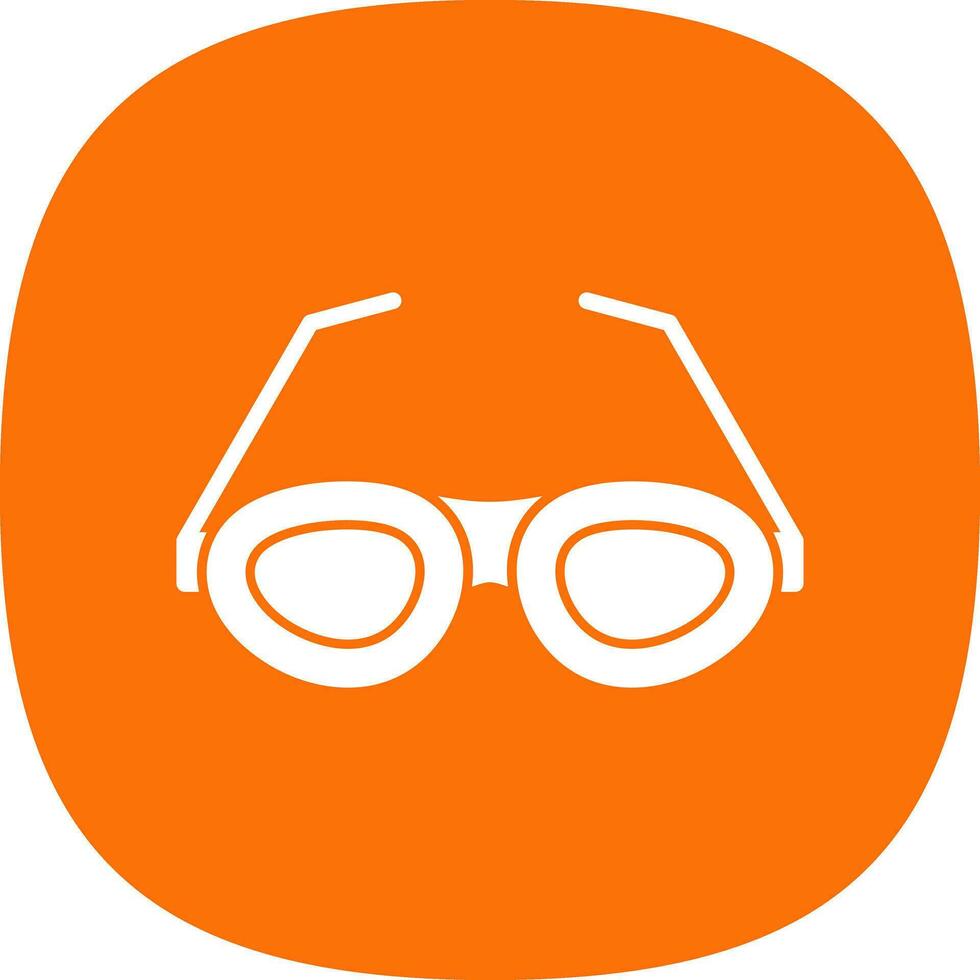 diseño de icono de vector de gafas