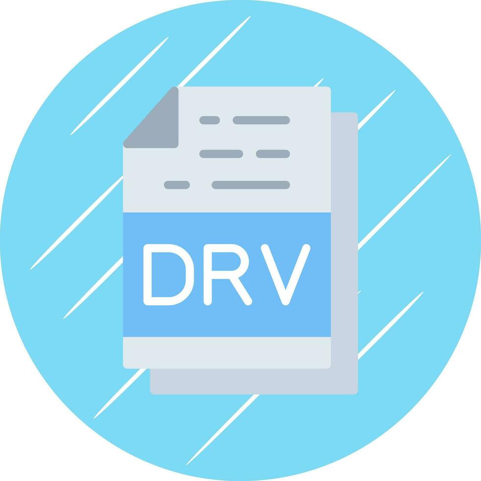 drv archivo formato vector icono diseño