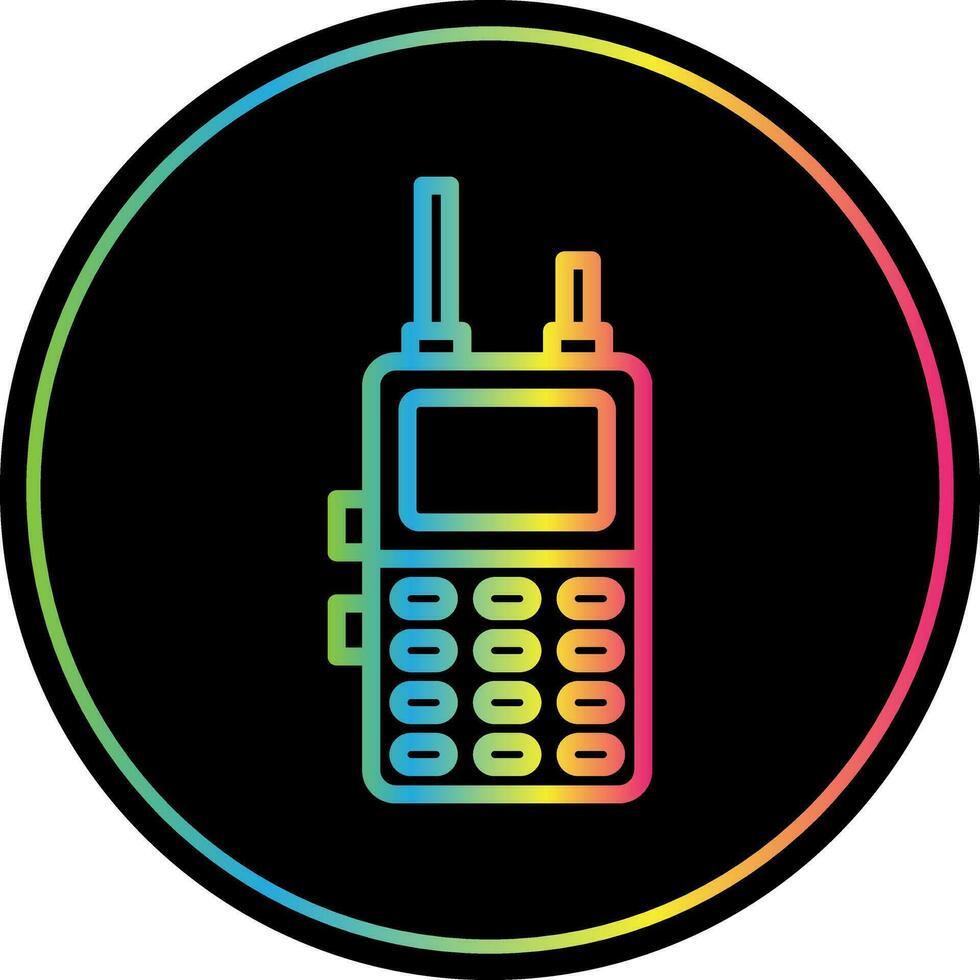 Walkie talkie Vector Icon Design