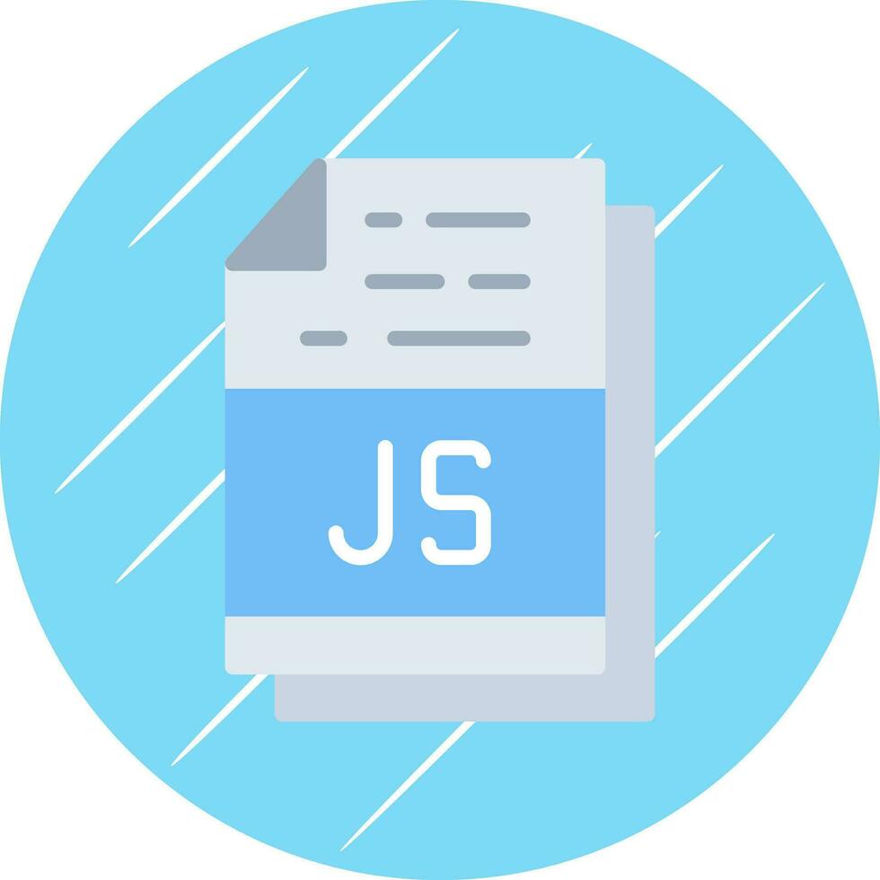 Js File Format Vector Icon Design