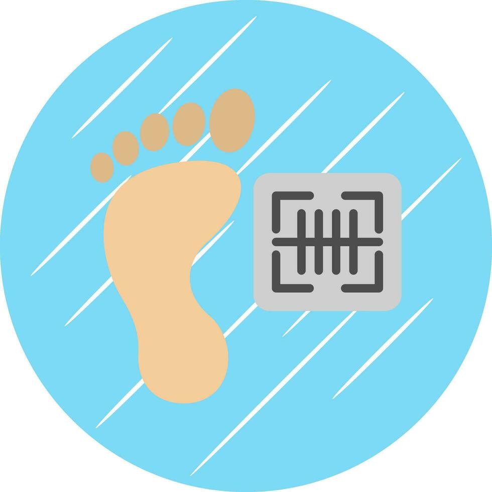 Footprint Vector Icon Design