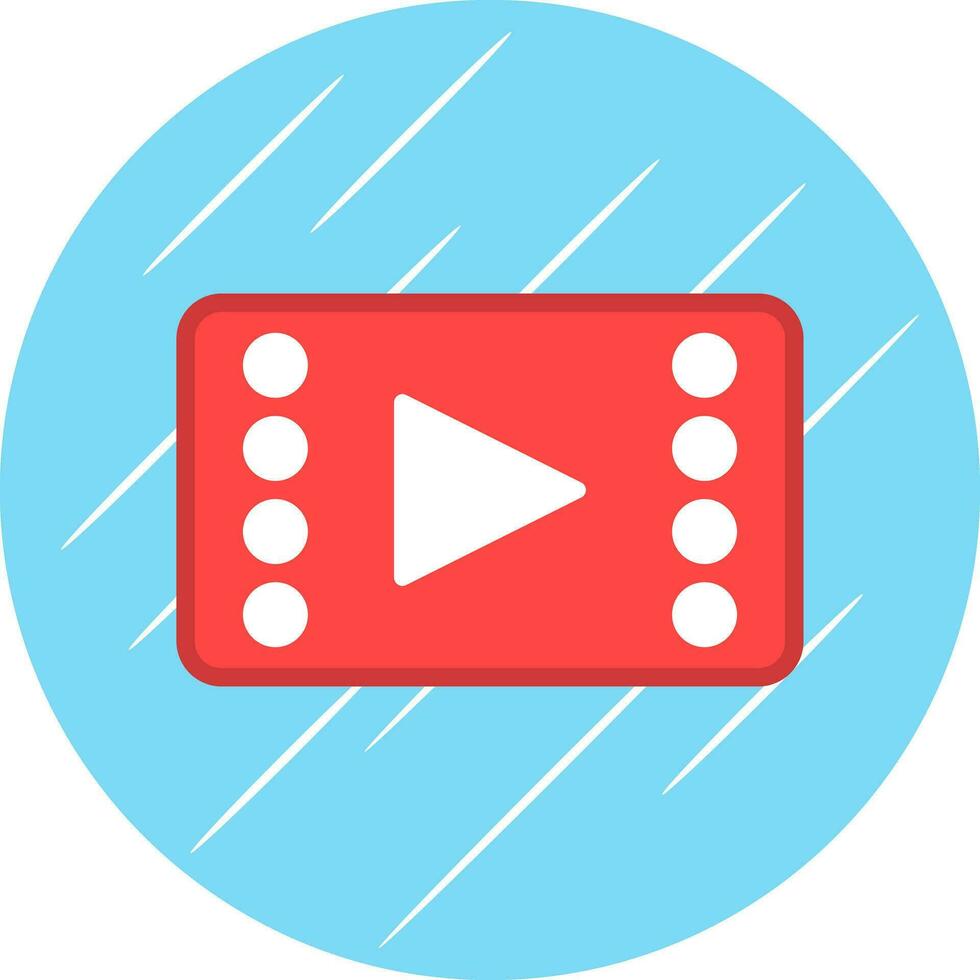 Video player Vector Icon Design