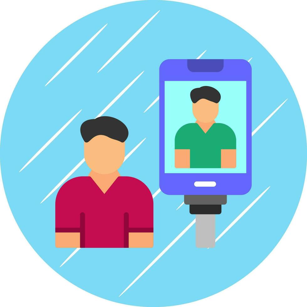 Selfie Vector Icon Design