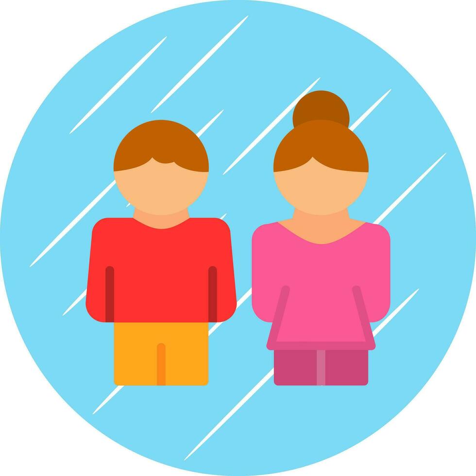 Children Vector Icon Design