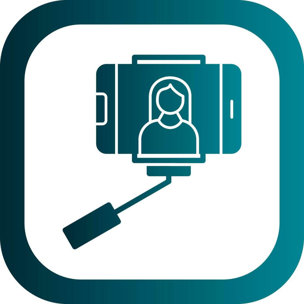 Selfie stick Vector Icon Design