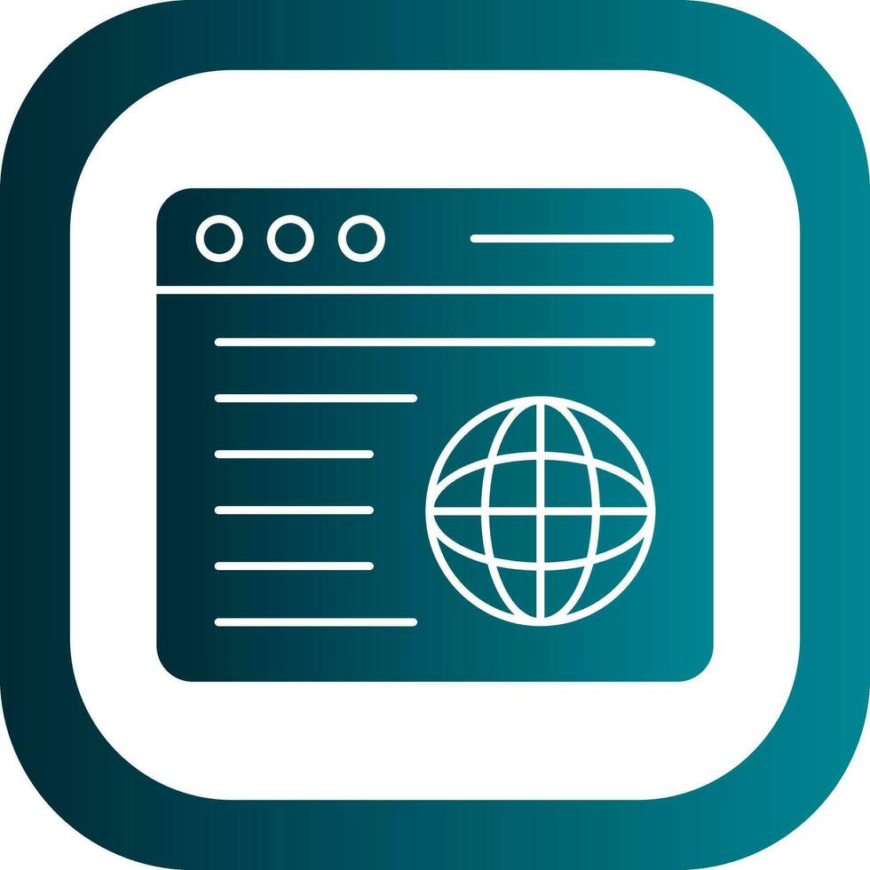 Website Vector Icon Design