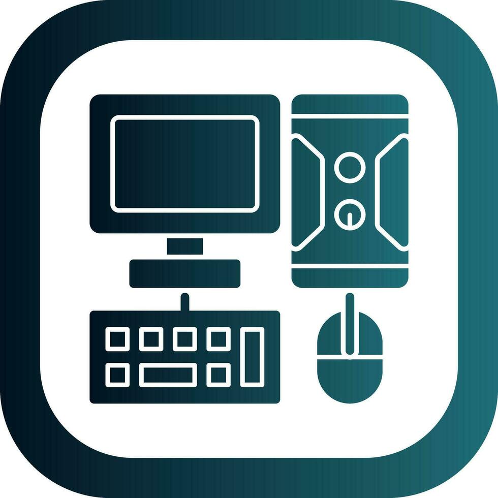 Computer Vector Icon Design